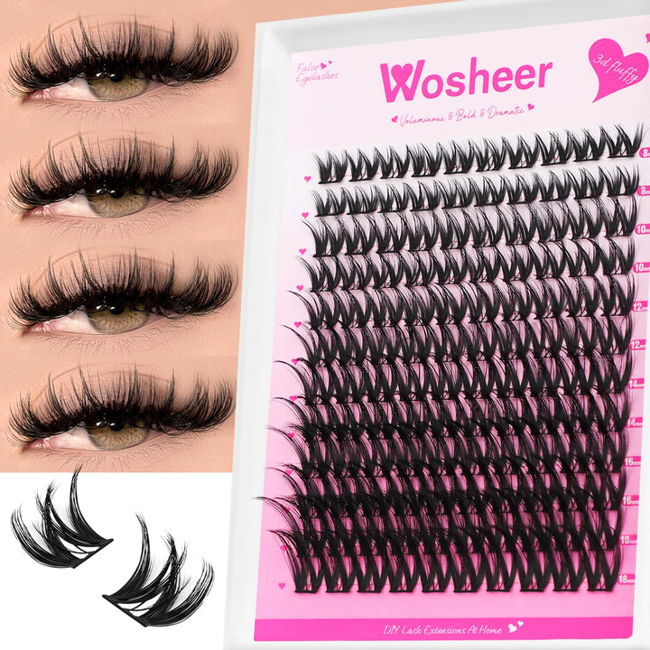 Eyelash Clusters Kit Thick