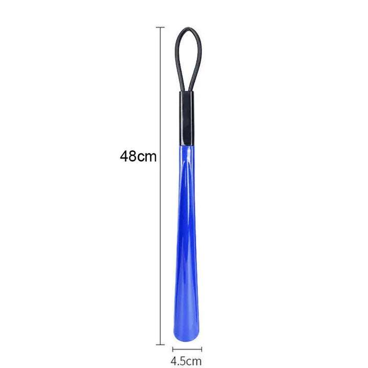 Extra long flexible plastic shoe horns do not require bending durable shoe spoons for pregnant women wearing shoe assistants