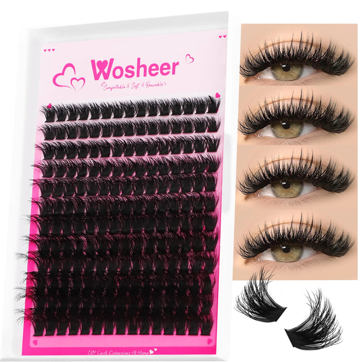 Eyelash Clusters Kit Thick