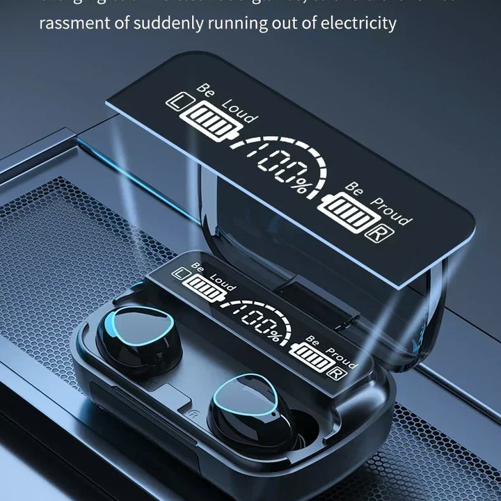 M10 Wireless Headphone Bluetooth Earphones Waterproof Earpieces Sport Earbuds For Huawei Iphone OPPO Xiaomi TWS Music Headset