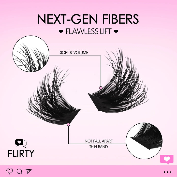 Eyelash Clusters Kit Thick